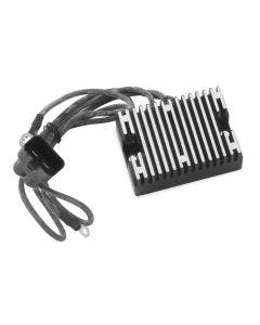 Twin Power Black Electronic Voltage Regulator Harley 2000 Softail Repl 74512-00