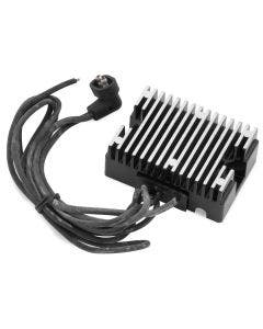 Twin Power Black Voltage Regulator Harley 89-99 EVO Big Twin Repl OE 74519-88