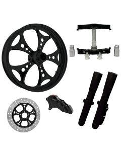Holeshot Black 23" Wheel Tire Single Side Raked Triple Trees Lowers & Sliders