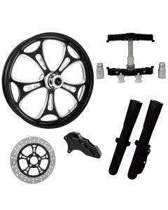 Holeshot Eclipse 23" Wheel Tire Single Side w/ Raked Triple Trees Lowers & Sliders
