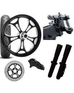 RC 26 Holeshot Eclipse Wheel Tire Neck Rake Front End Package Harley Single Side