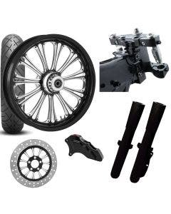 RC 26 Imperial Eclipse Wheel Tire Neck Rake Front End Package Harley Single Side