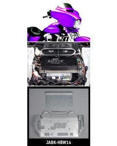 J&M Stainless Steel Amplifier Mounting Kit For 2014 Harley-Davidson StreetGlide/Ultra-Ltd