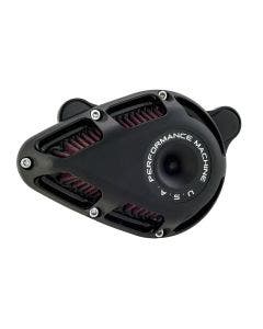 Performance Machine Black Ops Jet Stage 1 Air Cleaner for Harley Big Twin 93-15 - 0206-2112-SMB