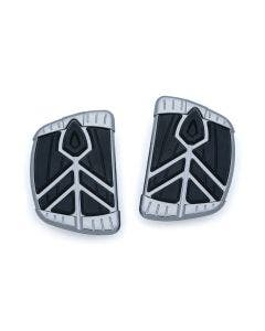 Kuryakyn 5652 Chrome Spear Mini Foot Boards w/o Adapters Harley