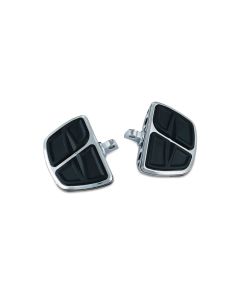 Kuryakyn Chrome Kinetic Mini Boards w/ Male Mount Adapters Harley Goldwing