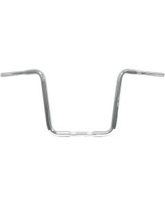 LA Choppers 10" Chrome 1-1/4" Ape Hanger Handlebars Harley Road King & Glide