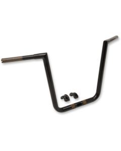 LA Choppers Black 10" Hefty 1-1/4" Twin Peaks Handlebars Harley FLTRX 15-17