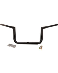 La Choppers Gloss Black 10" Grande Twin Peaks 1 1/2" Handlebars Harley FLH 14-20