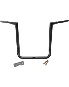 La Choppers Gloss Black 18" Grande Twin Peaks 1 1/2" Handlebars Harley FLH 14-20
