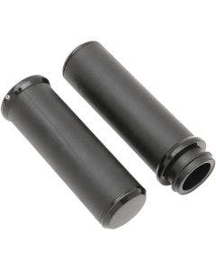 La Choppers Gloss Black Comfort Hand Grips for Harley Throttle By Wire 08-17