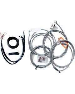 La Choppers Stainless Steel Complete 18"-20" Handlebar Cable Kit 16 FLHT/X ABS 