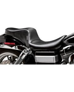 Le Pera LF-023 Black Smooth Stitch Cherokee 2 Up Seat Harley Dyna FXDWG 04-05