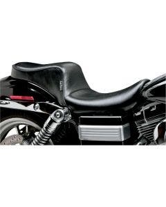 Le Pera LK-021 Black Smooth Stitch Cherokee 2 Up Seat Harley Dyna FXD 06-17