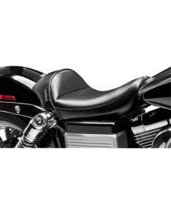 Le Pera LK-421 Smooth Vinyl Stubs Cafe Solo Seat for 06-17 Harley Dyna FXD/WG