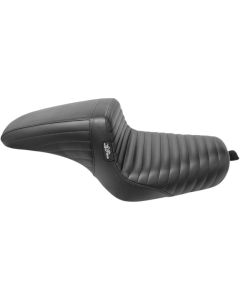 Le Pera Kickflip Pleated Black 2- Up Seat 4 Harley 10-22 XL Models