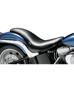 Le Pera LK-890 Smooth Black King Cobra Full Seat Harley 06-10 FXST 07-17 FLSTF