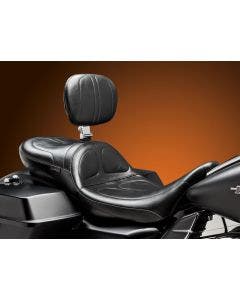 Le Pera Maverick Daddy Long Legs Seat W/ Backrest Stitched for FLH/FLT '23-'24