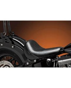Le Pera LKS-007 Smooth Black Bare Bones Solo Seat Harley Softail FXS & FLS