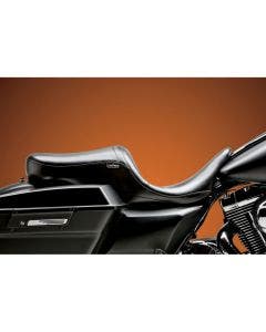 Le Pera LKU-957S Smooth 2 Up Black Maverick Up Front Seat Harley Touring 08-23