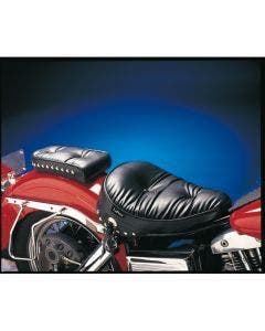 Le Pera LN-212 Pillow Black Sanora Custom Solo Seat Harley Big Twin FX FL 64-84