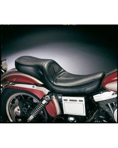 Le Pera LN-970 Stitch 2 Up Black Maverick 1 Piece Seat Harley Dyna FXD 96-03