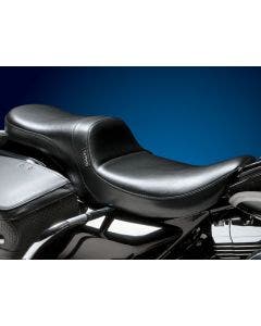 Le Pera Daytona 2-up Smooth Vinyl Seat for Harley Street Glide FLHX 06-07