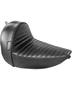 Le Pera LSM-430PT Pleated Stitch Cafe Solo Driver Seat Harley FLS Slim 16-17