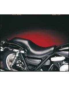 Le Pera L-868 Smooth Black Silhouette Full Seat Harley FXR 82-94 00-99
