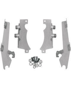 Memphis Shades Polished Trigger-Lock Mount Batwing Fairing Yamaha V-Star XVS1300