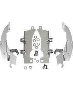 Memphis Shades Polished Trigger-Lock Mount Batwing Fairing Yamaha V-Star XV950