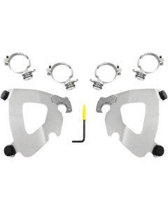 Memphis Shades Gauntlet Polished Trigger Lock Fairing Brackets Softail FXLR 2018