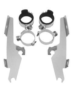 Memphis Shades Polished Trigger-Lock Mount Batwing Fairing Yamaha XVS1100 Classic