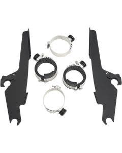 Memphis Shades Black Trigger-Lock Mount Batwing Fairing Yamaha XVS1100 Classic