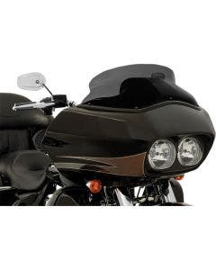 Memphis Shades Black Opaque Spoiler 6.5" Windshield Harley Road Glide FLTR 98-13