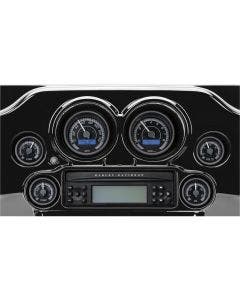 Dakota Digital MVX-8604-KG-K MVX-8K 6 Gauge Plug Black/Gray Black Bezels 04-13