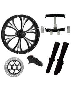Majestic Eclipse 23" Wheel Tire Single Side w/ Raked Triple Trees Lowers & Sliders