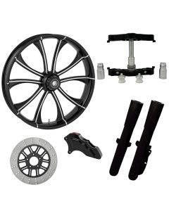 Maverick Eclipse 23" Wheel Tire Single Side w/ Raked Triple Trees Lowers & Sliders