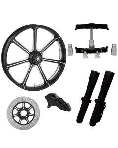 Mission Eclipse 23" Wheel Tire Single Side w/ Raked Triple Trees Lowers & Sliders