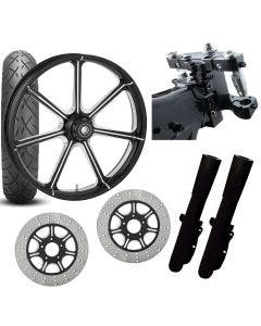 RC 26 Mission Eclipse Wheel Tire Neck Rake Front End Package Harley Dual Disc