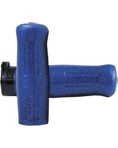 Avon Sparkle Blue Rubber True Old School Soda Bottle Look 1" Grips Harley Cable