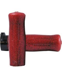 Avon Sparkle Red Rubber True Old School Soda Bottle Look 1" Grips Harley Cable