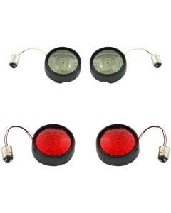 Custom Dynamics PB-BCM2-BB-B Black Pro-Beam LED Turn Signal Kit 12-17 Harley