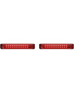 Custom Dynamics PB-SB-BCM-BR Black/Red Saddlebag LED Accent Light 14-19 Touring