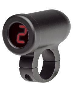 Dakota Digital PGR-1100-K-R Black Red LED Auto Programming Gear Indicator 1" Bar