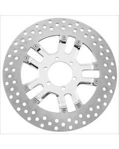 Performance Machine PM Dixon Chrome Rear 11.8" Brake Rotor Harley 