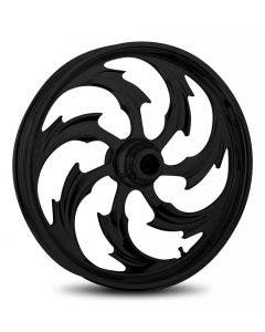 RC Components Black Assault Wheel & Tire Package for Harley Models 