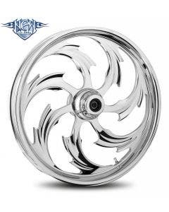 RC Components Chrome Assault Wheel & Tire Package for Harley Models 