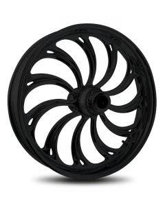 RC Components Black Calypso Wheel & Tire Package for Harley Models 