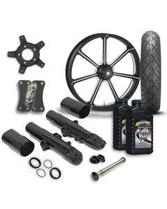 RC 21 Mission Wheel Tire & Complete Eclipse Front End Package Harley 14-19 FLH